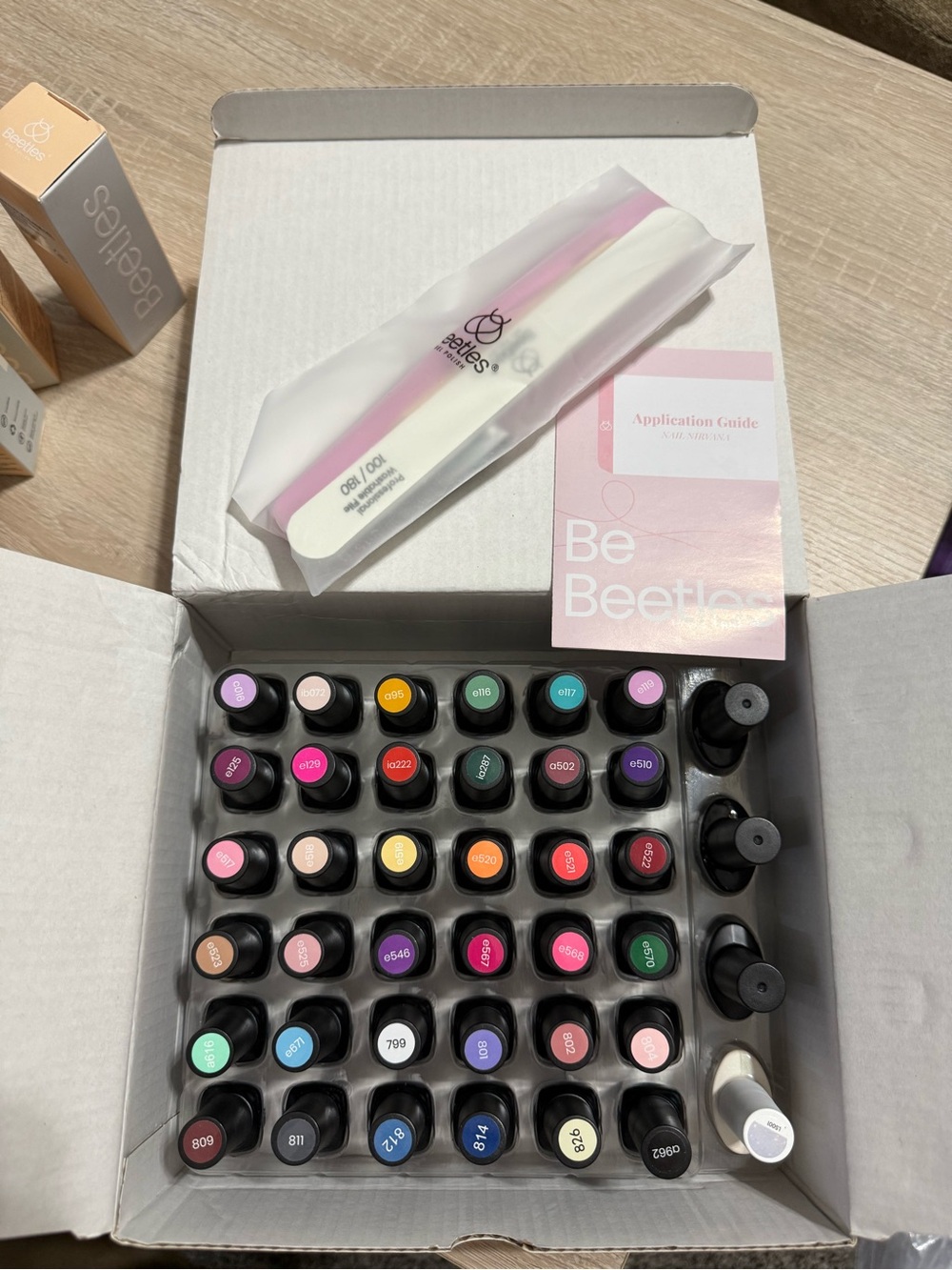 Beetles Gel Nail Polish Set with Supplies Needed